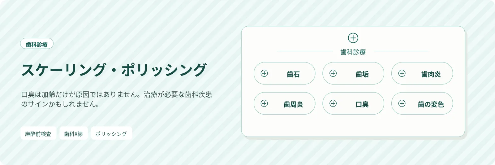 スケーリング・ポリッシング